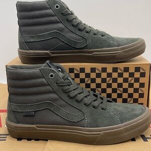 VANS Men's High-Top Sneakers - Dark Gray